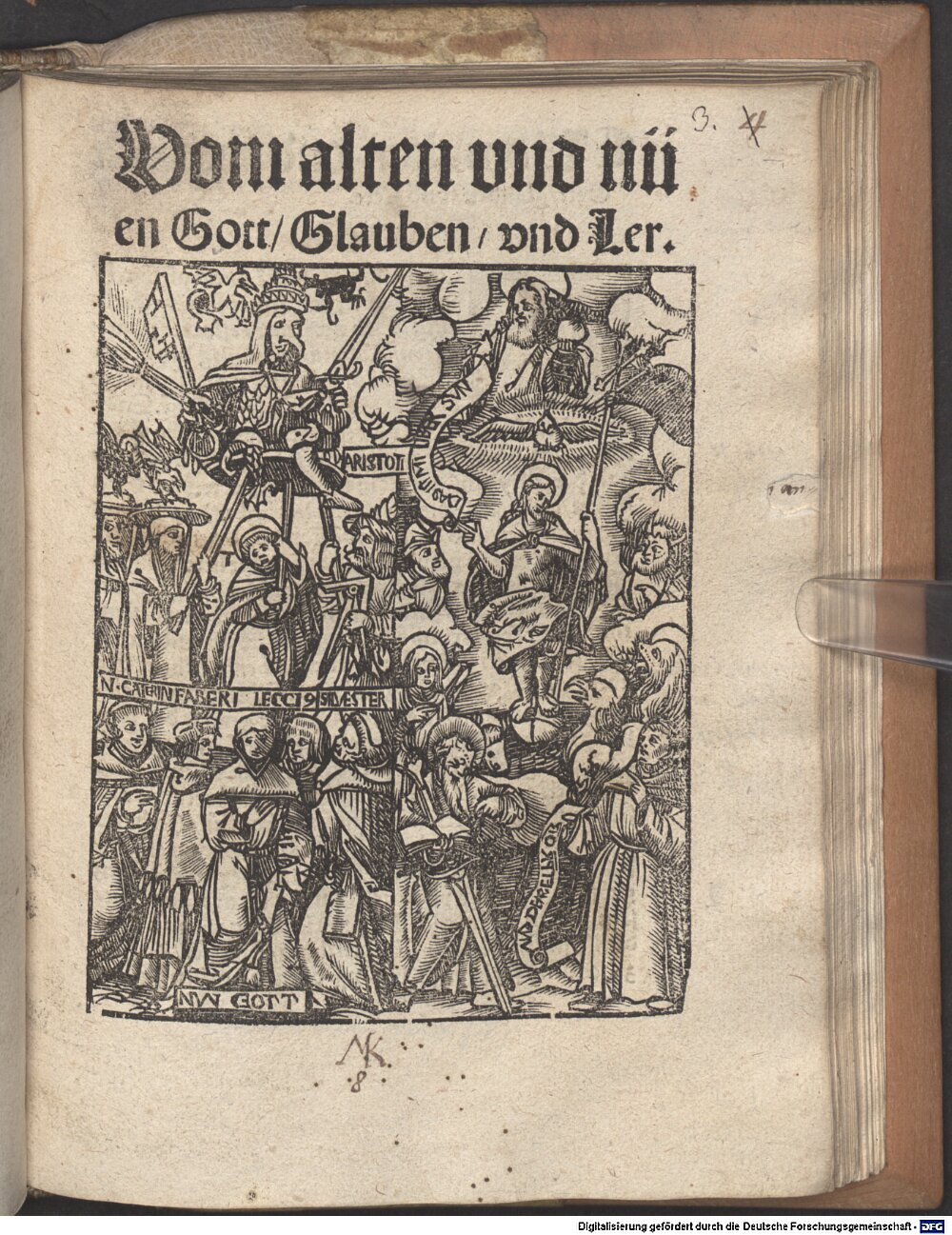 Paul, Elias: Vom alten und nüen Gott, Glauben, und Ler S.l. 1521 (Res/4 Polem. 382#Beibd.3)