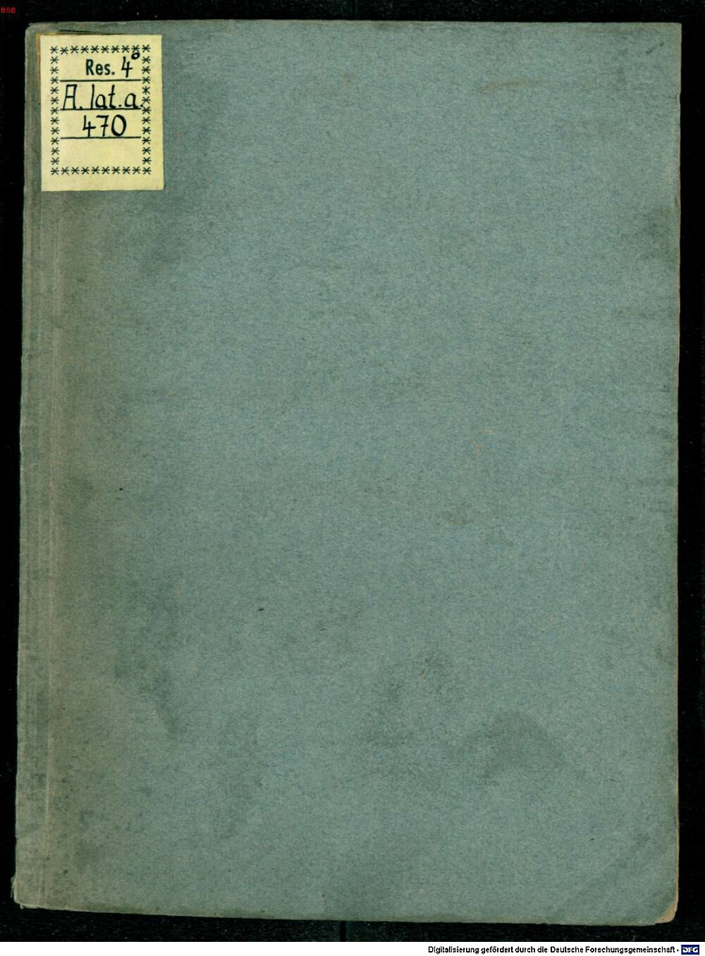 Persius Flaccus, Aulus: Satyrarum liber Lipsia 1520 (Res/4 A.lat.a. 470)