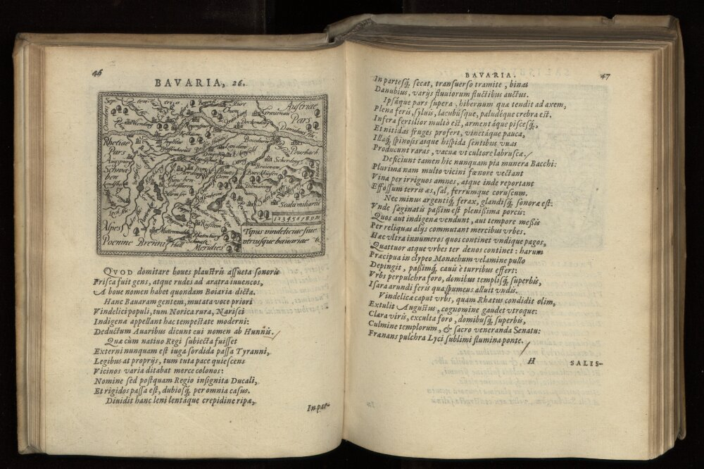 : Tipus vindeliciae sive utriusque bavariae Antwerpiae//Antwerpen// 1585 (4 Mapp. 42-1,46)