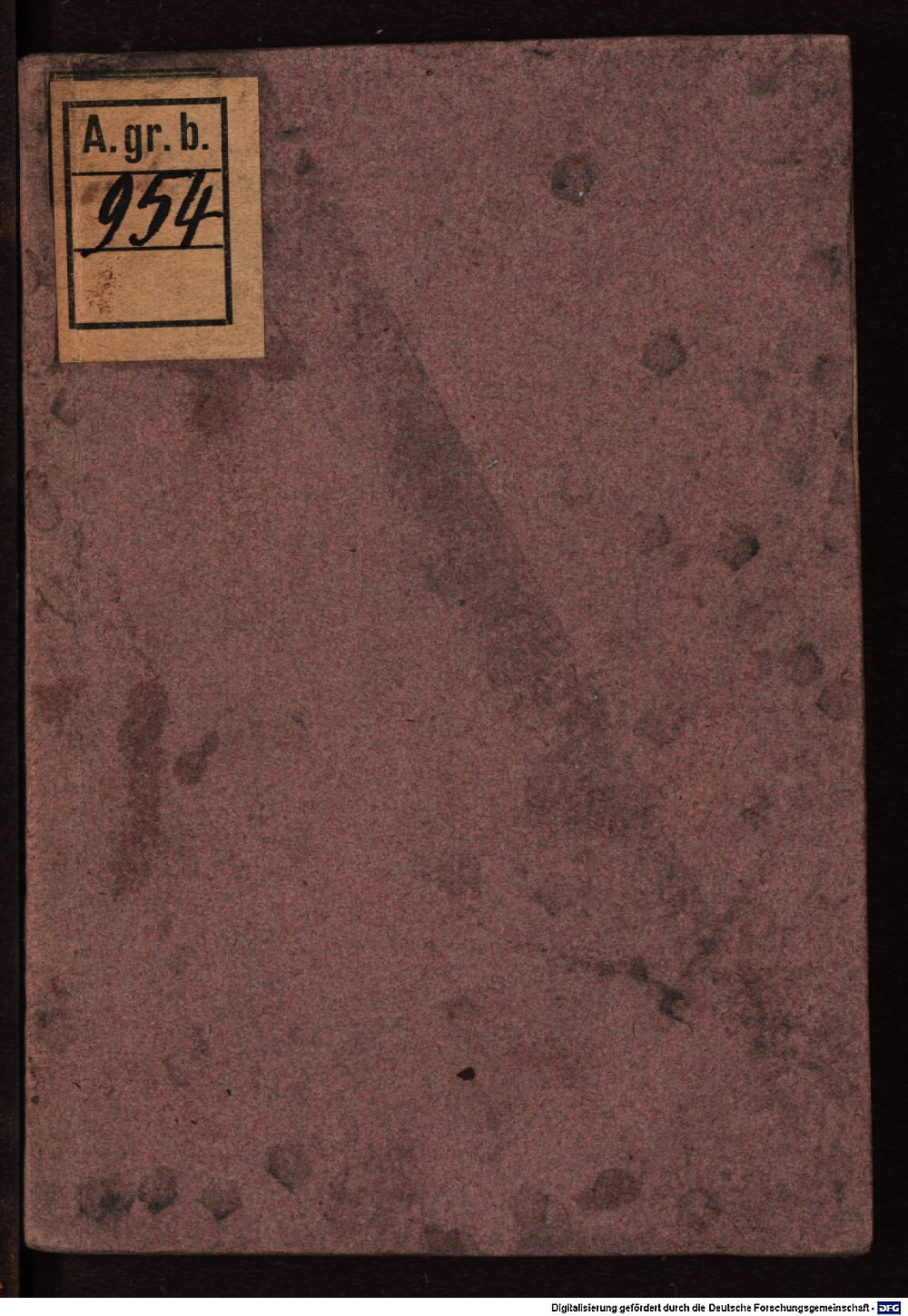 Floccus, Erasmus: Oratio de Aristotele Vitemberga 1544 (A.gr.b. 954)