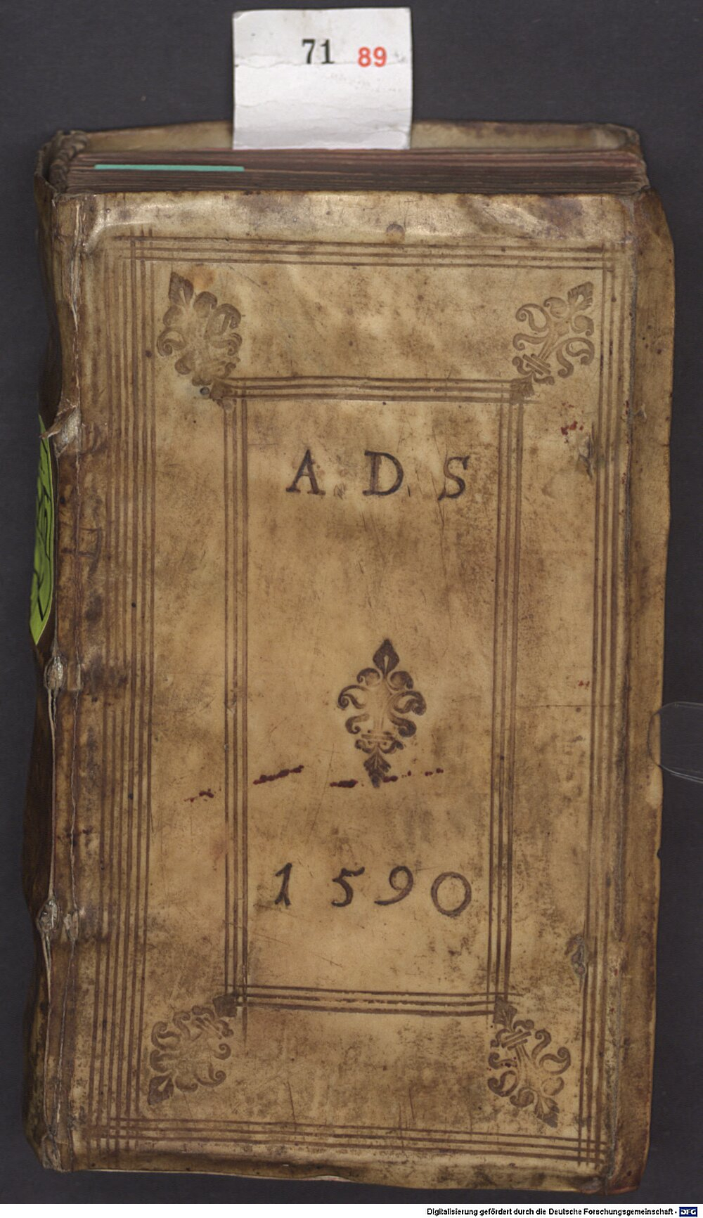 Aphthonius <Antiochenus>: Progymnasmata Aphthonii Sophistae Franc. 1589 (A.gr.b. 3616 i)