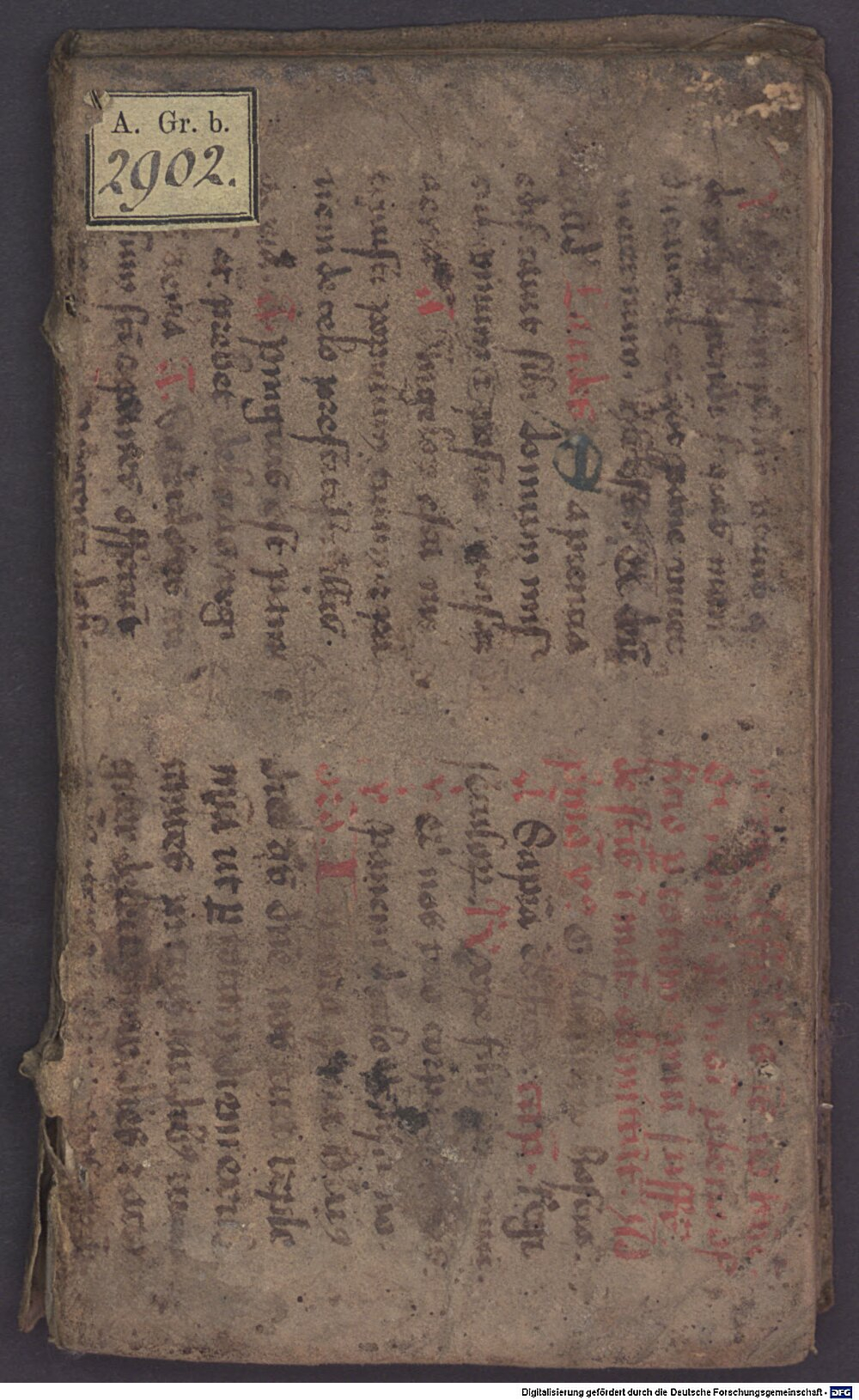 Plutarchus: De liberorum institutione Witteberga 1595 (A.gr.b. 2902)