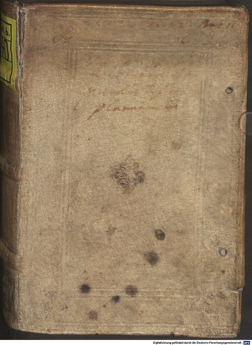 Amerbach, Veit: Viti Amerpachii Enarratio ad M. T. Ciceronis Orationem pro Milone Basilea 1550 (A.lat.b. 640)