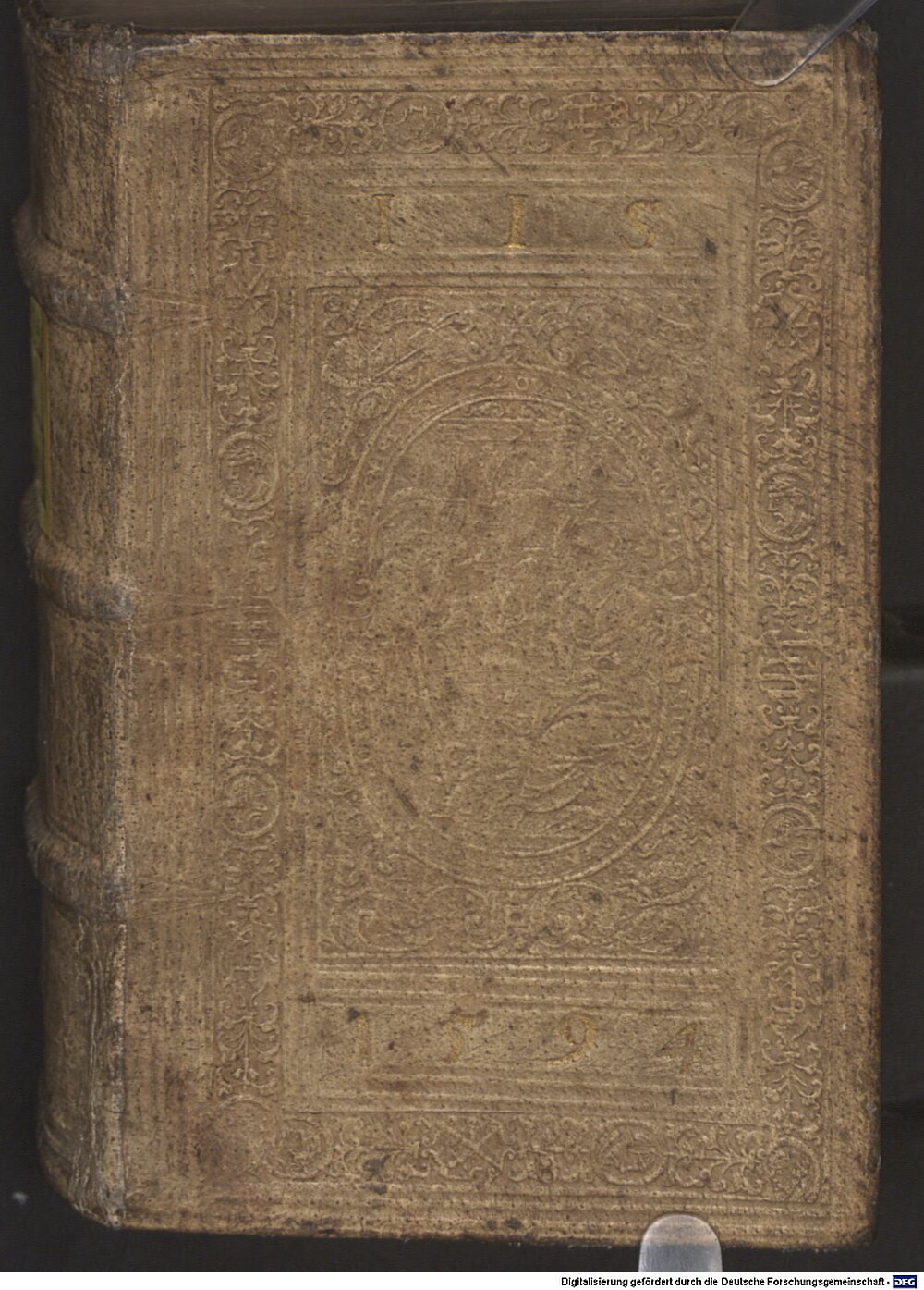 Fabricius, Georg: Georgij Fabricij Chemnicensis, Libelli Dvo Qvorvm Altero Continentvr Commentarivs De Epistolis ad solius Ciceronis imitationem conscribendis, cuius autoris exemplis Praeceptorum usus demonstratur: Altero Praecepta De Inuentione et Dispositione Rhetorica, quibus vsus et ratio tractandi exempla similia ostenditur Vvitebergae (1593) (A.lat.b. 668 m-1/2#1)