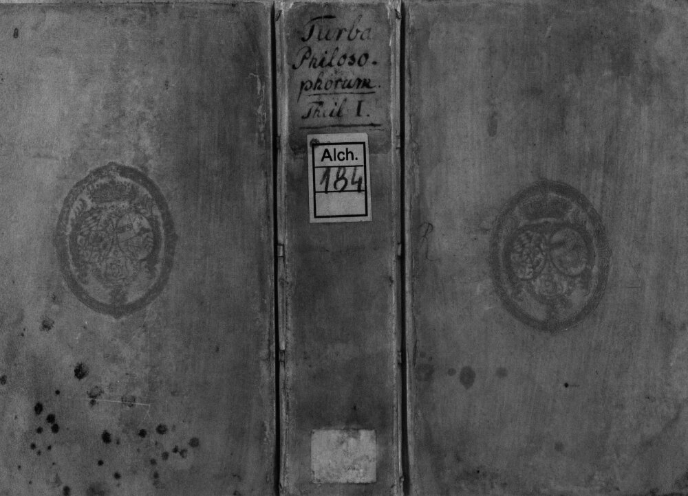 Grataroli, Guglielmo: Turba Philosophorum, Das ist, Das Buch von der güldenen Kunst Basel (1613) (Alch. 184-1)