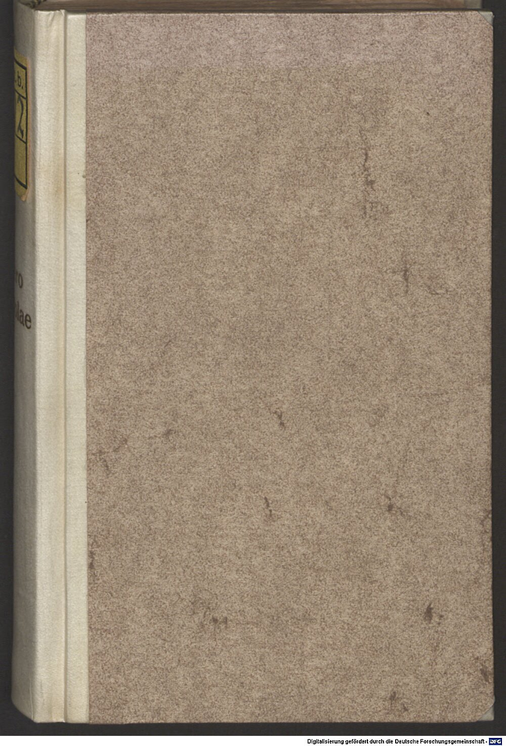 Cicero, Marcus Tullius: Epistolarum familiarum Liber Primus Budissina 1570 (A.lat.b. 602)