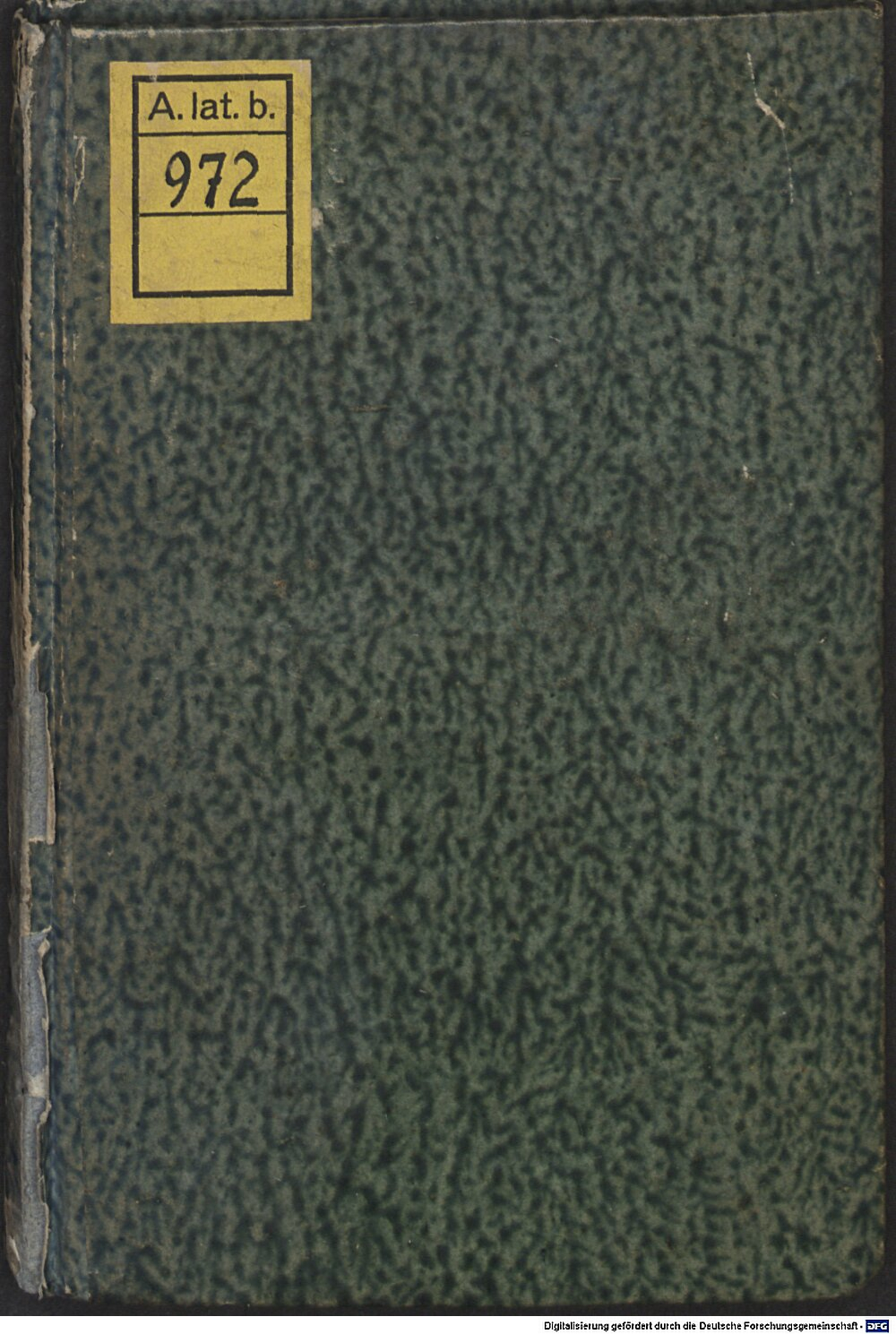 Donatus, Aelius: Grammaticae Methodus ut succinctissima, ita et utilissima, eruditissimaque videlicet Donati de octo orationis partibus libellus Augusta Vindelicorum 1535 (A.lat.b. 972)