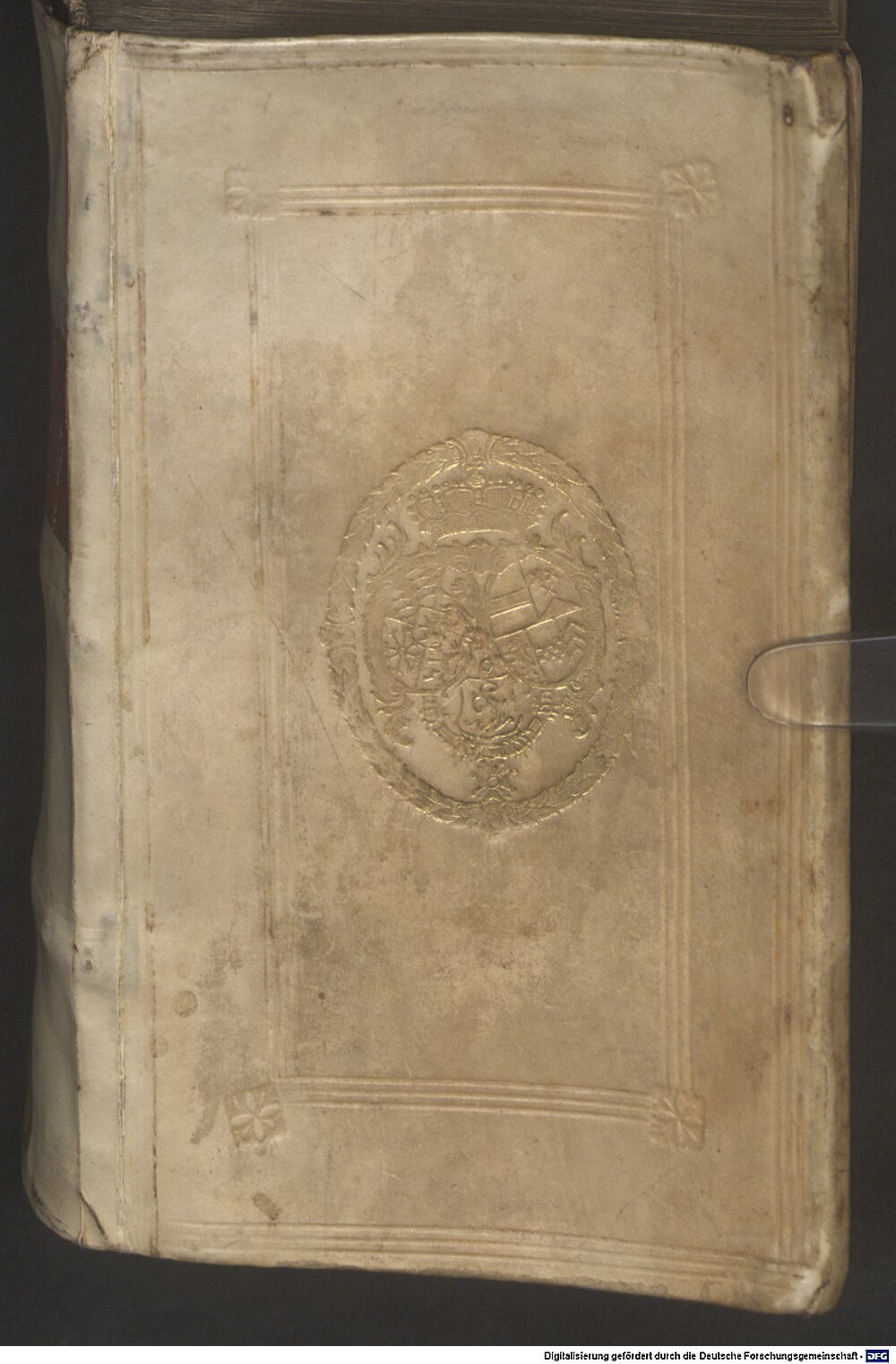 Caesar, Gaius Iulius: Commentariorum C. Iulii Caesaris de bello Gallico lib. VII et civili Pompeiano lib. III Francofurti 1584 (A.lat.b. 131)