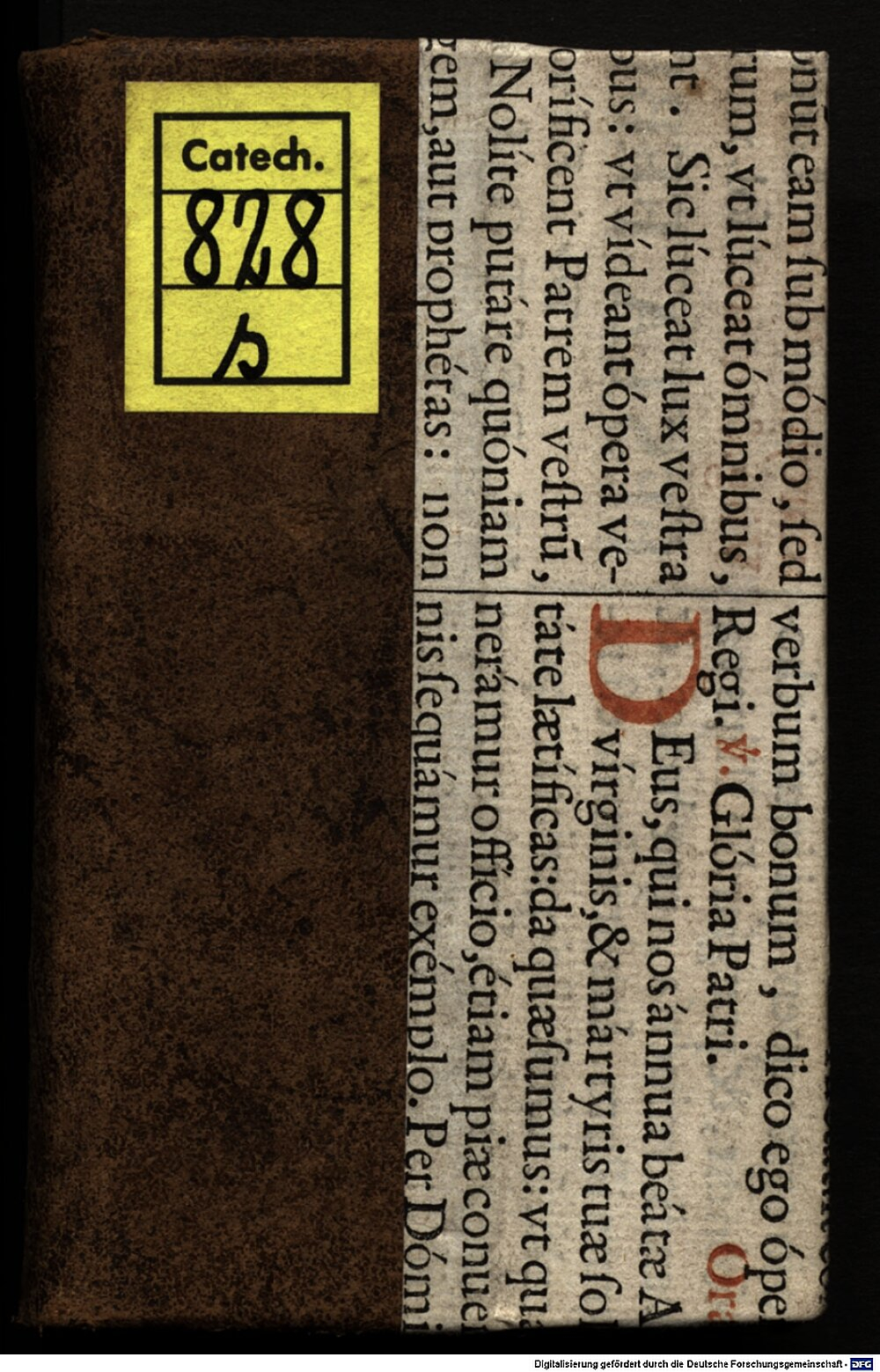 Canisius, Petrus: Institutiones Christianae Pietatis Seu Parvus Catechismus Catholicorum Dilingae 1583 (Catech. 828 s)