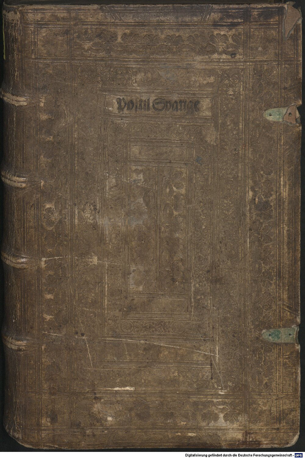 Spangenberg, Johann: Postilla, Das ist Außlegung der Episteln und Evangelien auff alle Sontag und fürnembsten Fest durchs gantze Jar Nürnberg 1582 (4 Catech. 100 k-1/3#1)