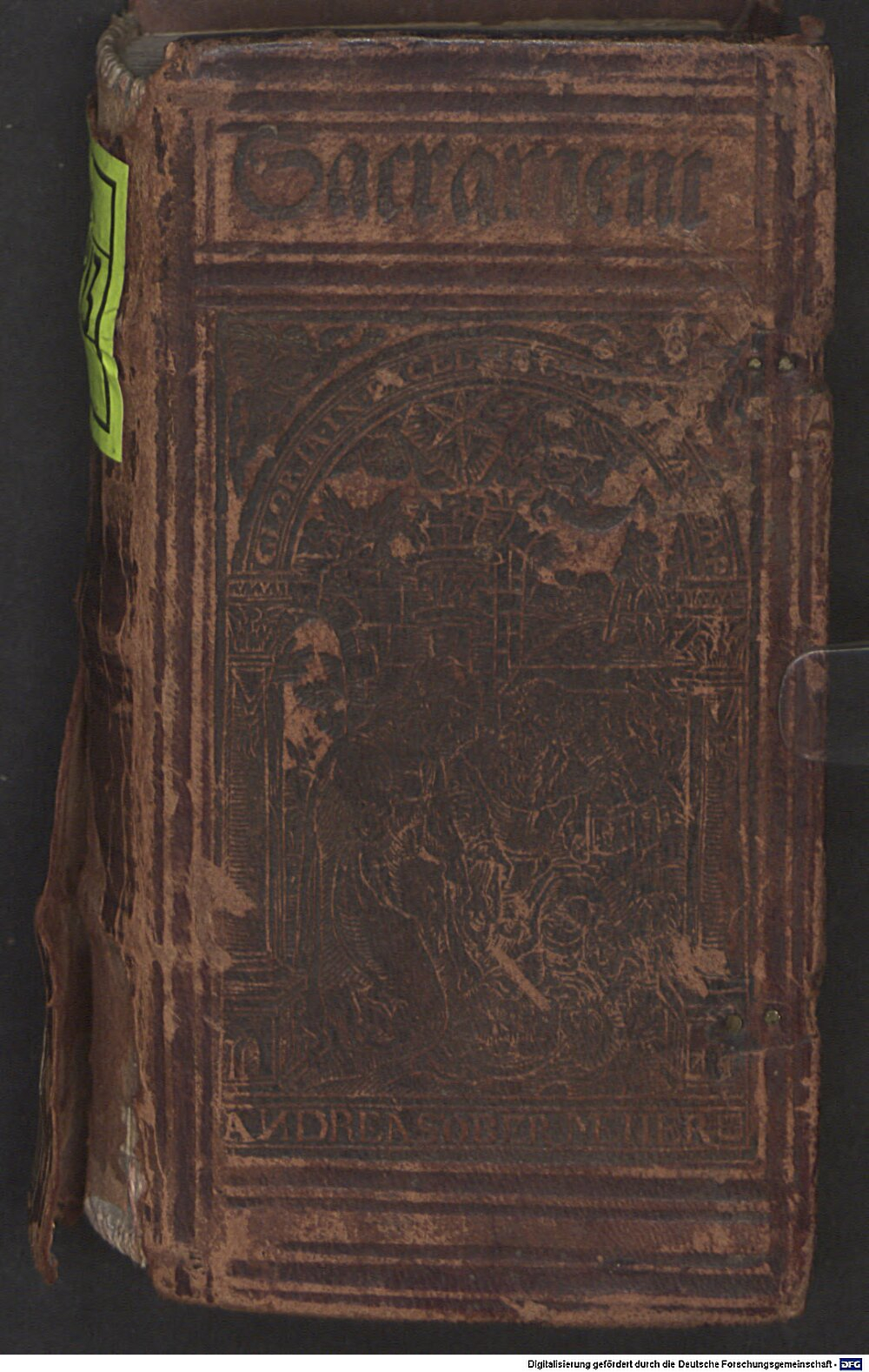 Weller, Hieronymus: Bericht, warumb man offt und gern zum hochwürdigen Sakrament gehen soll Nürnberg 1568 (Asc. 5213)
