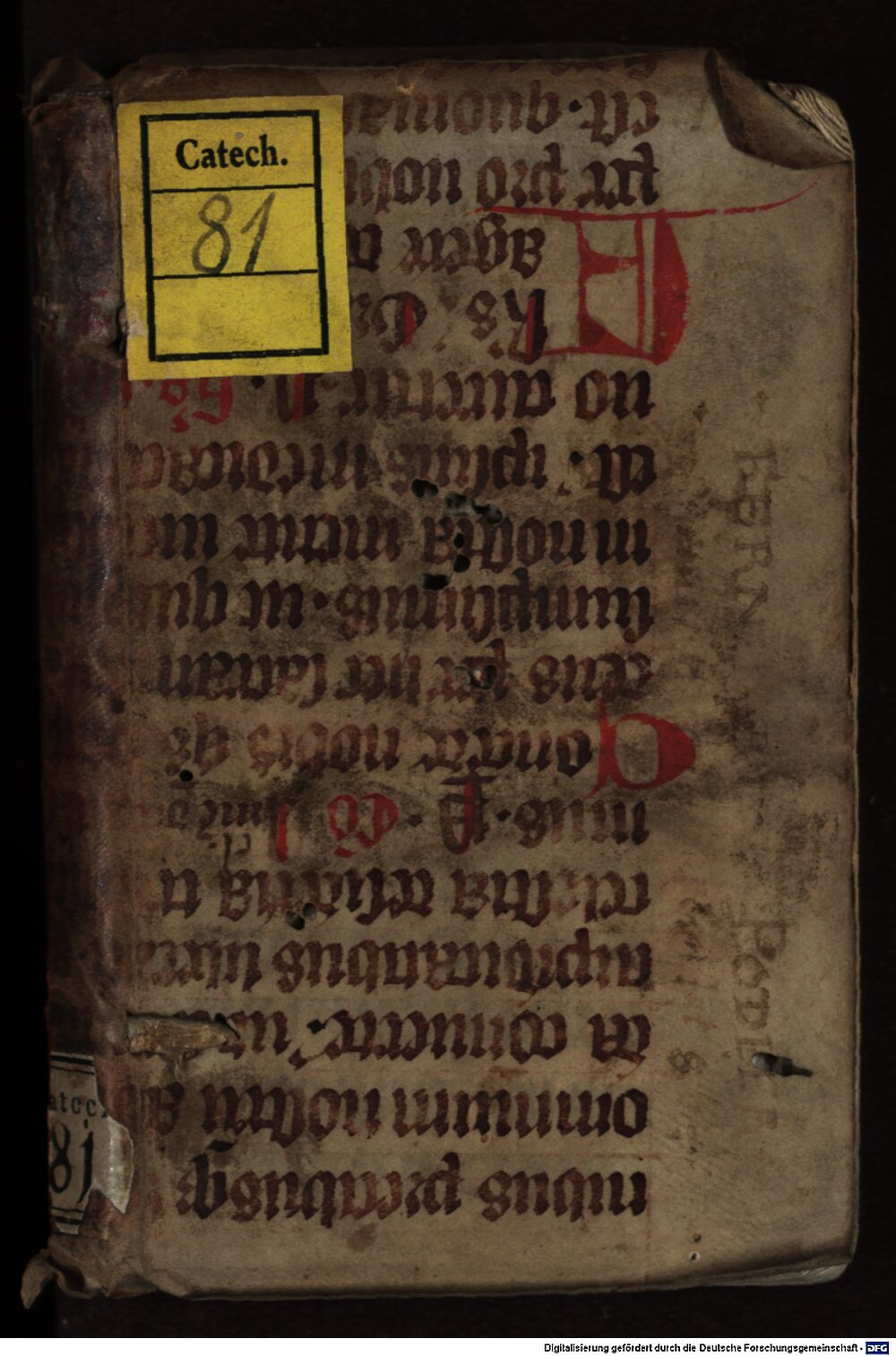 Canisius, Petrus: Institutiones christianae pietatis seu catechismus Dilinga 1572 (Catech. 81)