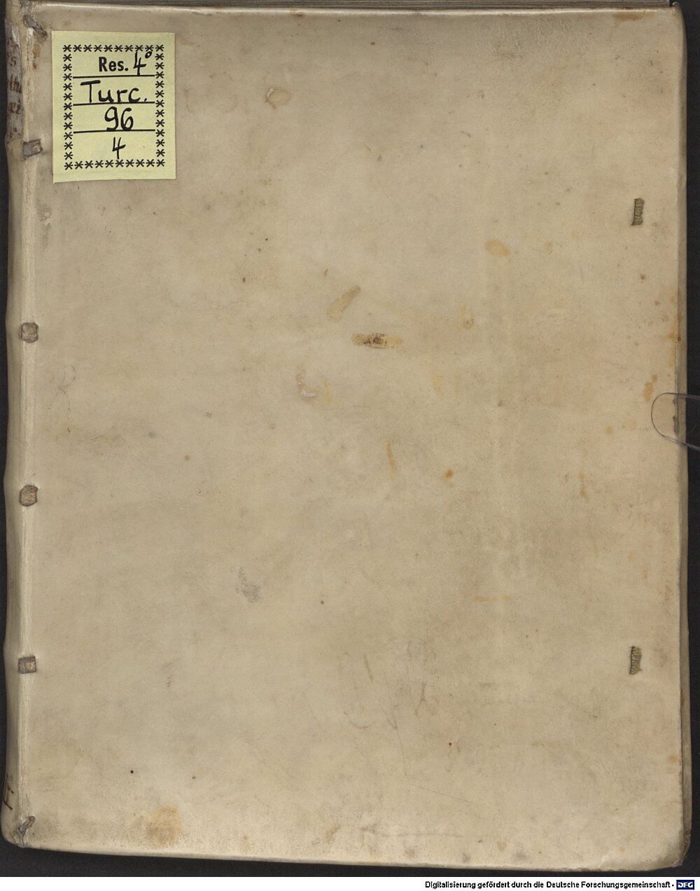 Georgijevi?, Bartolomej: Türkey, oder von yetziger Türken Kirchengepräng, Sytten und leben Basel 1545 (Res/4 Turc. 96,4)