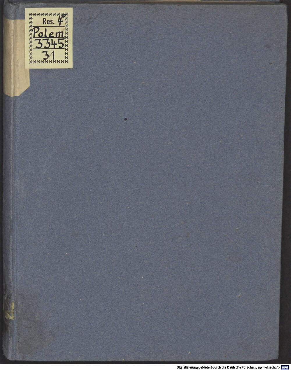 Osiander, Lucas: Warnung vor dem Zwinglischen Irrthumb wölcher sich je lenger je weiter außbreitet, und durch newe Schrifften, unter anderm schein, in die Kirche Gottes will eingeführet werden Tübingen 1575 (Res/4 Polem. 3345,31)