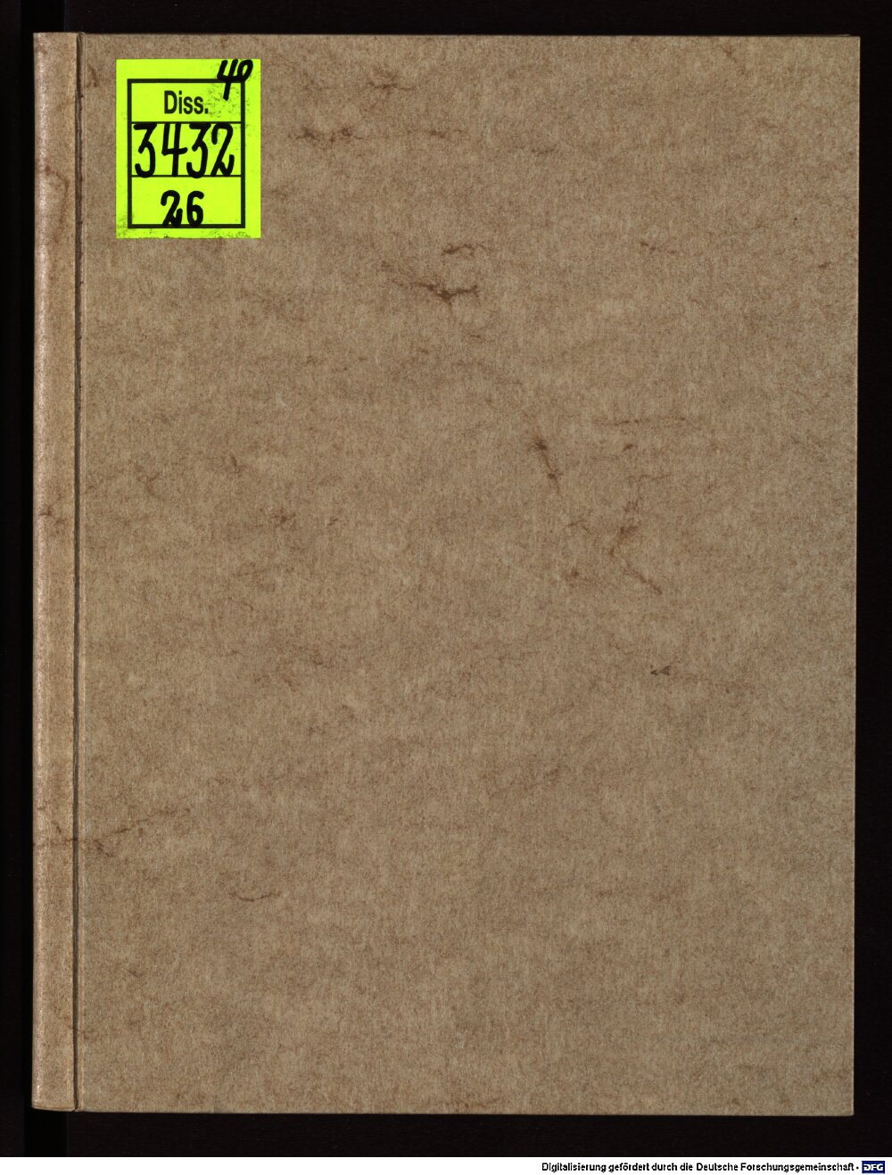 Occo, David: Theses de somno et vigilia Basilea 1587 (4 Diss. 3432,26)