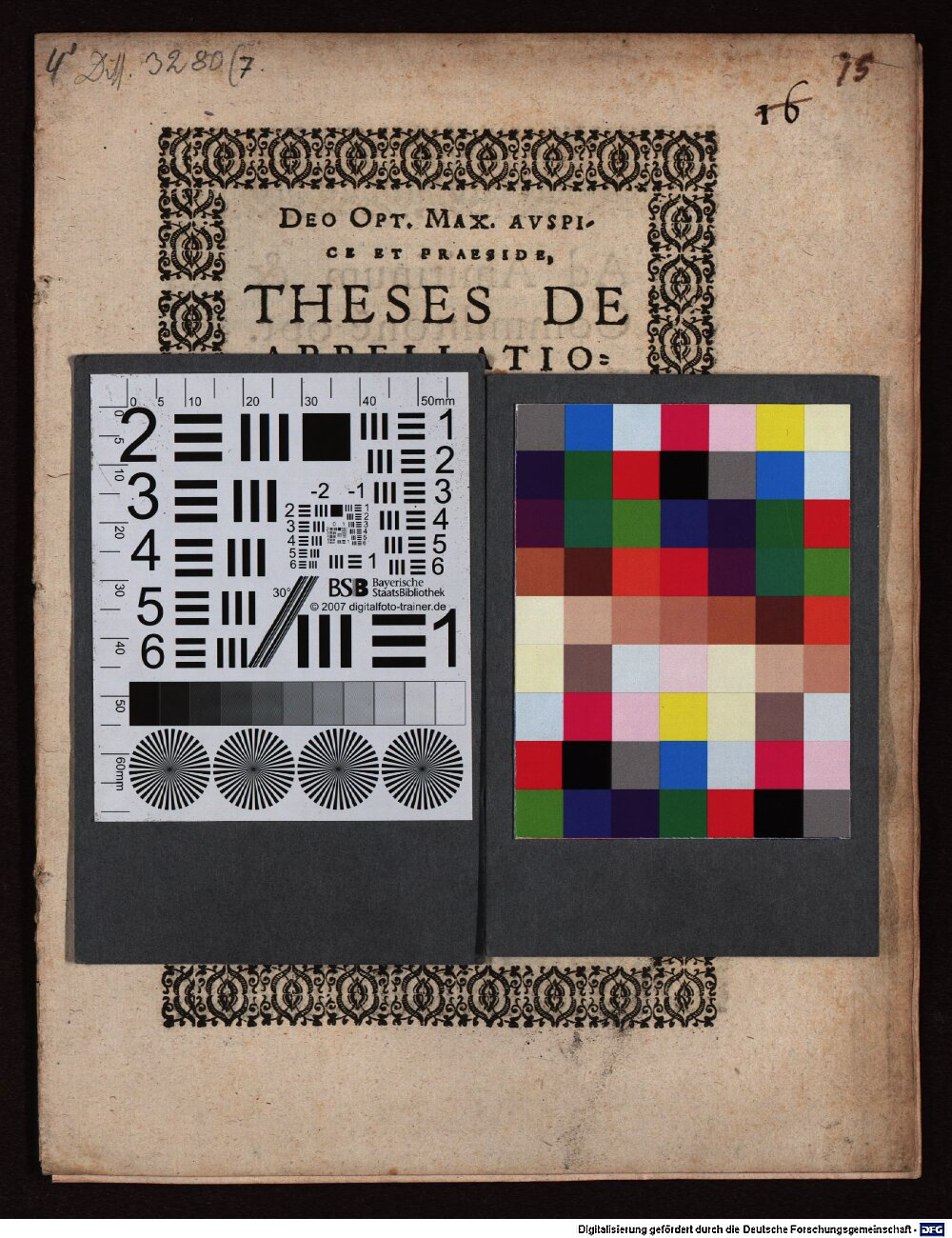 Hinderofen, Onophrius: Theses de appellationibus Basilea 1584 (4 Diss. 3280,7)