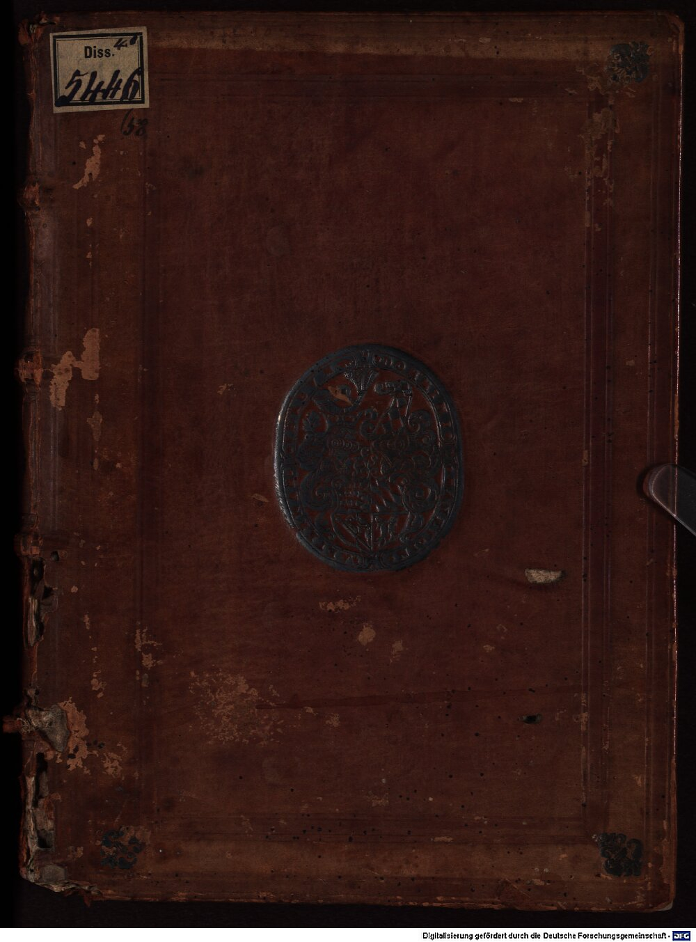 Heerbrand, Jakob: Disputatio de erroribus Pontificiorum, quos habent de Ecclesia Tubinga 1577 (4 Diss. 5446,58)