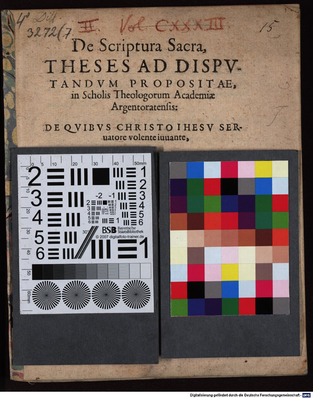 Pappus, Johann: De Scriptura sacra Argentoratum 1593 (4 Diss. 3272,7)