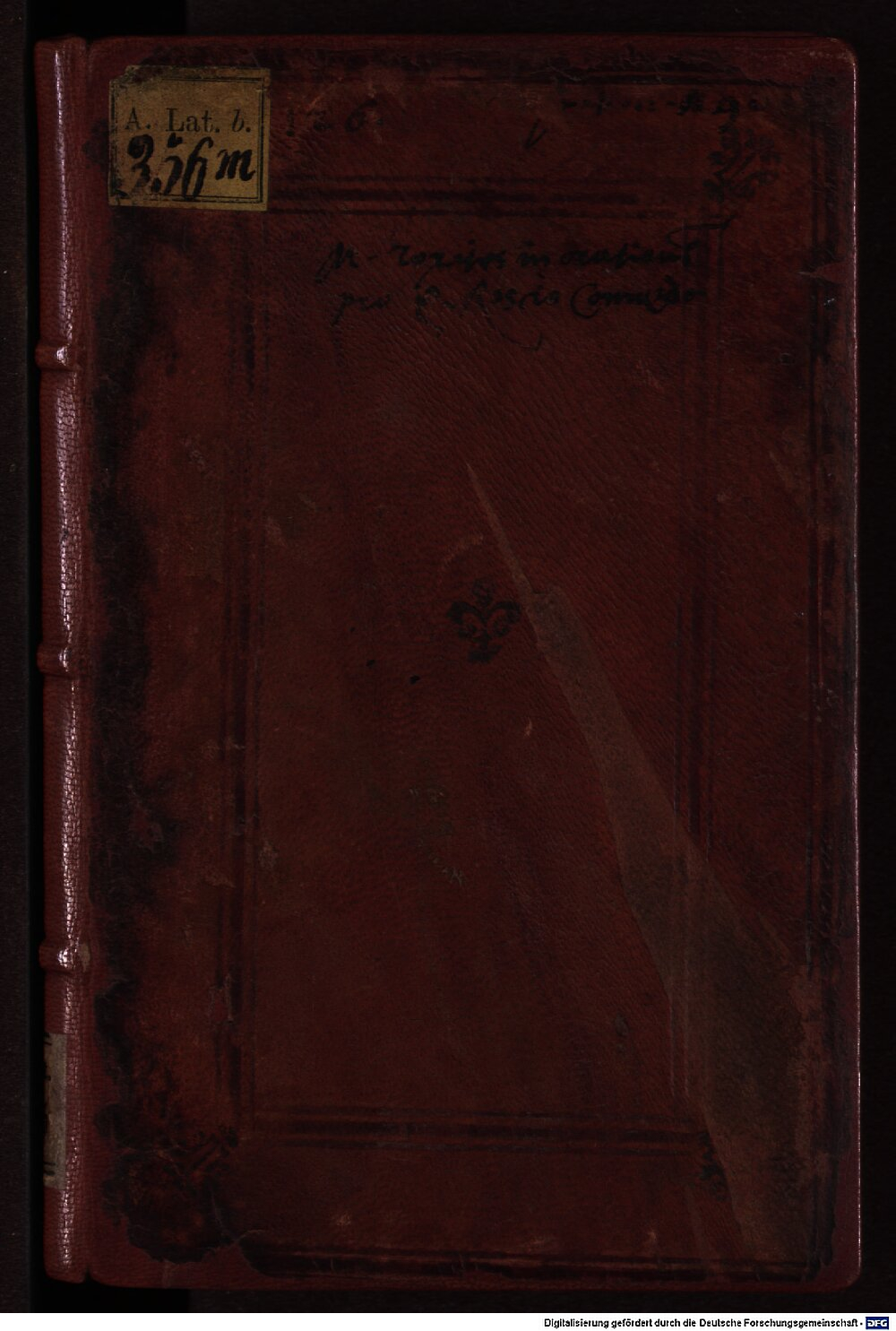 Cicero, Marcus Tullius: Commentarius Micaeli Toxitae Rhaeti Laureati Poetae, In Orationem M. T. Ciceronis pro Q. Roscio Comoedo Argentorati 1553 (A.lat.b. 356 m)
