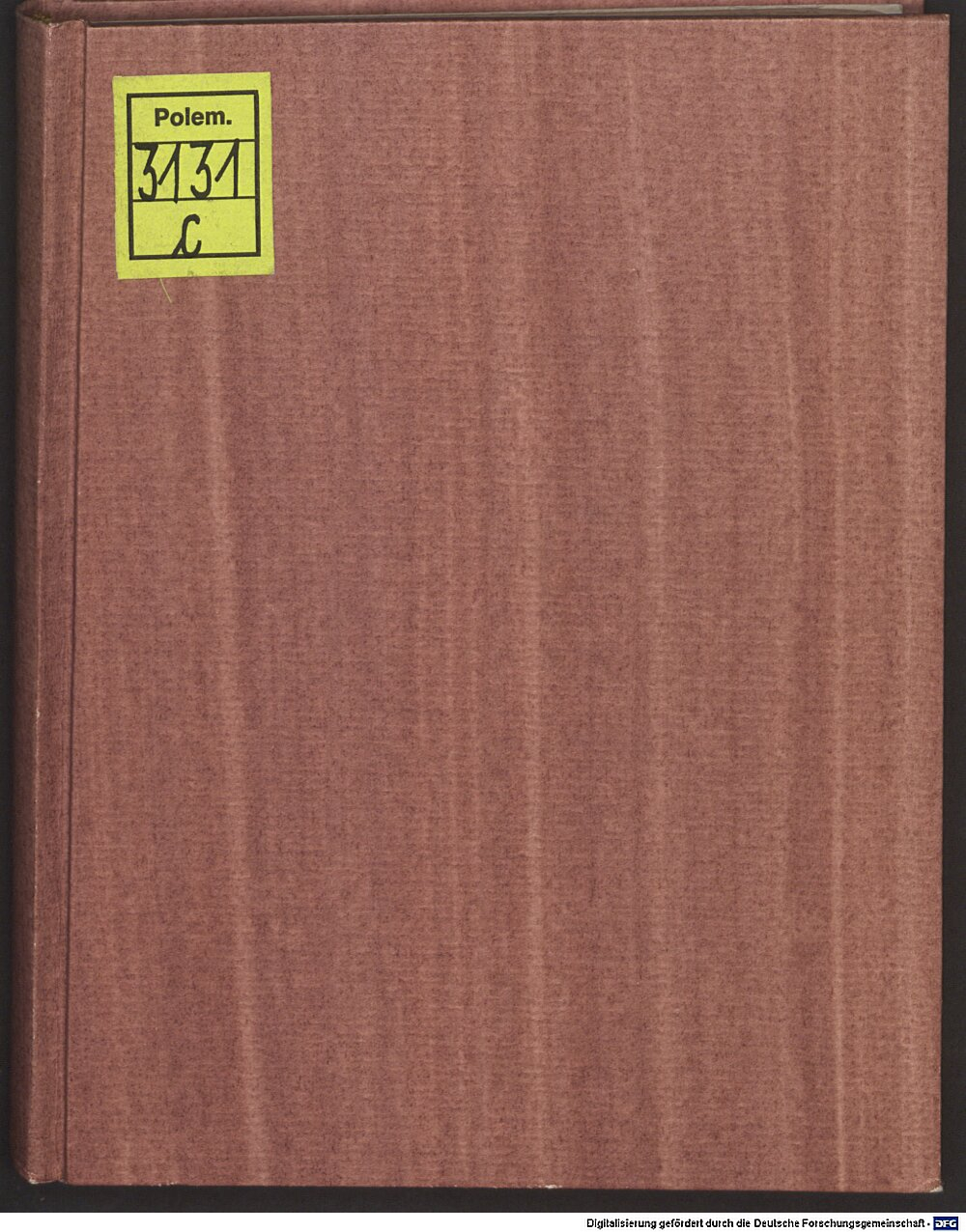 Pezel, Christoph: Christliche Erinnerung an die Prediger zu Hamburg Von wegen der vormeinten Form des Gebets so sie in ihren Kirchen abzulesen gestellet und in offentlichen druck gegeben Bremen 1590 (Polem. 3131 c)