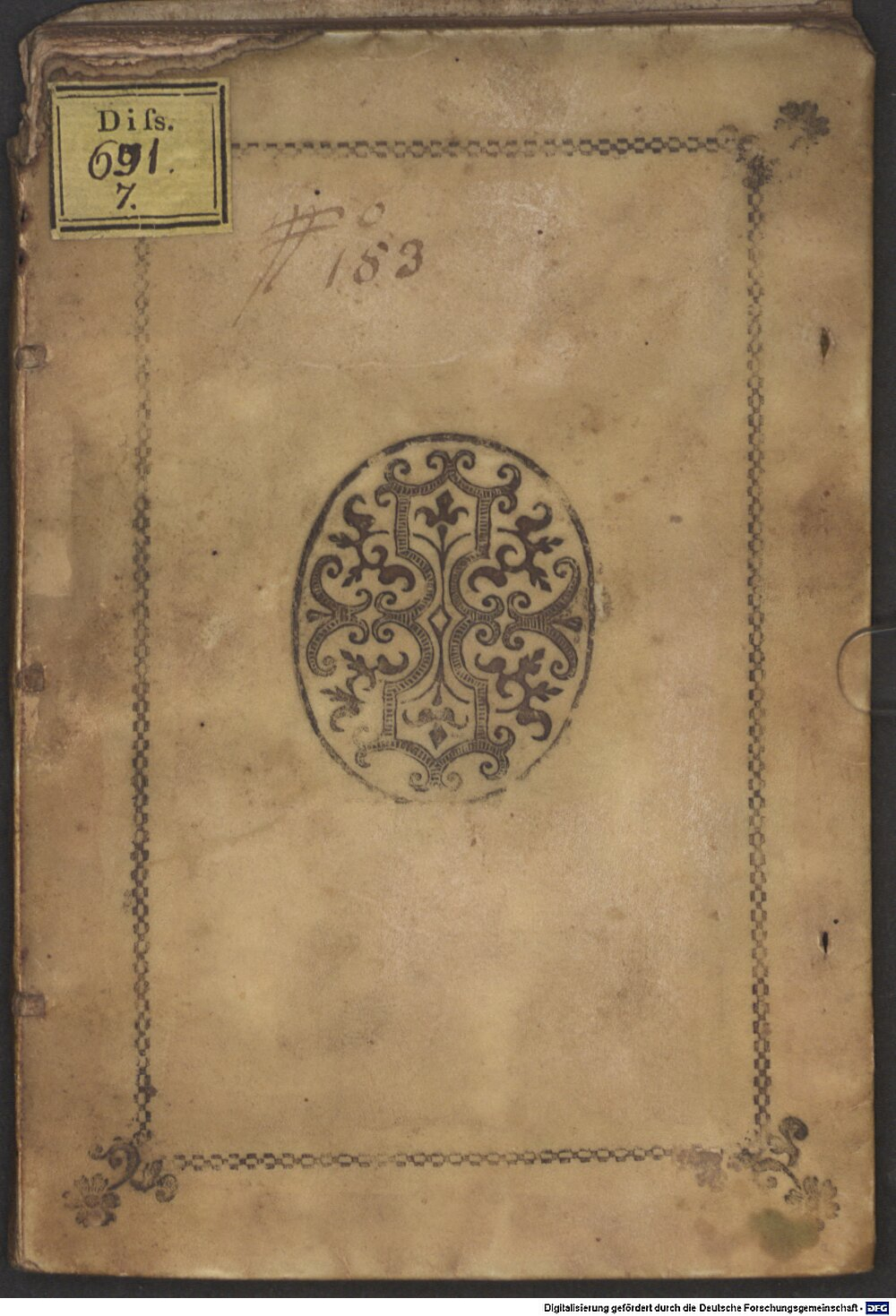 Ossanaeus, Johannes Richard: Contractus emptionis et venditionis sicut frequentissimus, ita utilissimus, ... in compendium redactus Ingolstadii 1573 (Diss. 691,7)