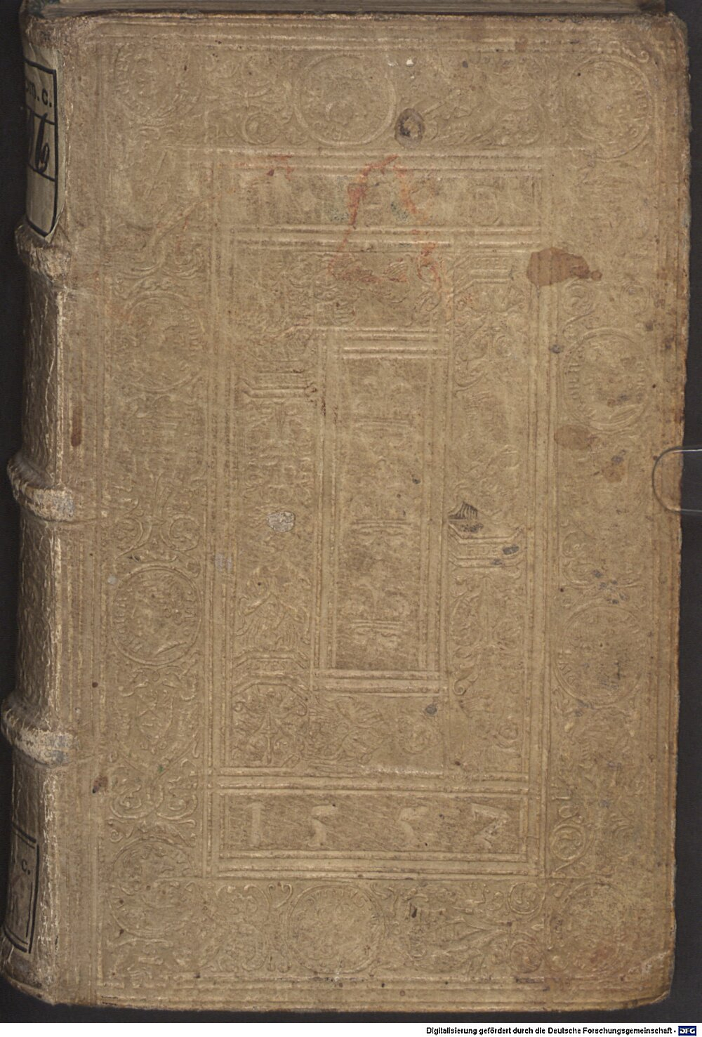 Draco, Honoratus: Elementa iuris civilis seu Institutiones Imperiales in Carmen contractae Coloniae 1556 (J.rom.c. 106)