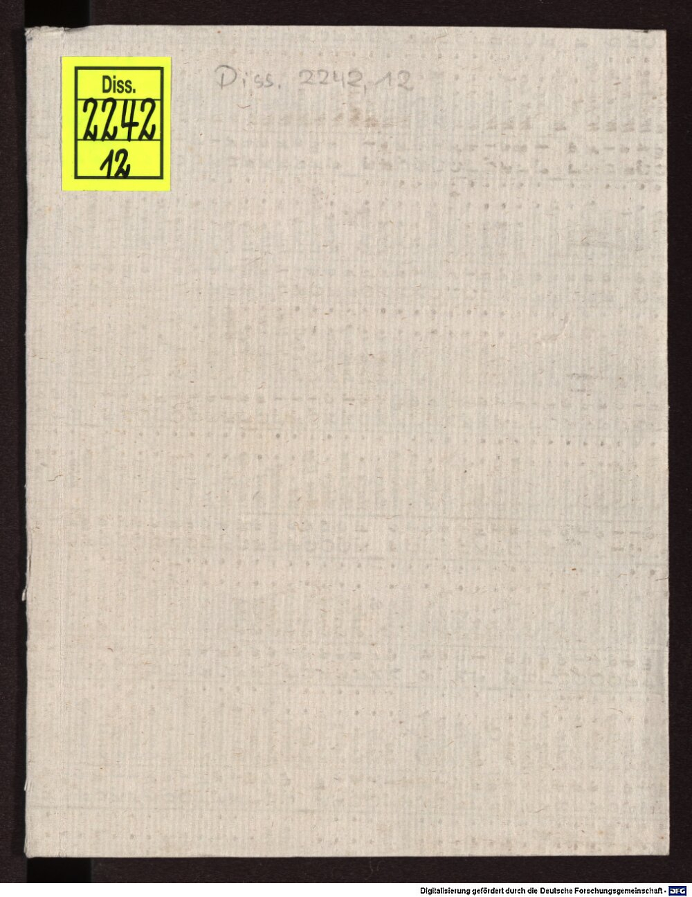Goclenius, Rudolph: Theses Philosophicae, Ad Disputandum In Celeberrima Et Augustissima Academia Marpurgensi propositae Herbornae 1586 (Diss. 2242,12)