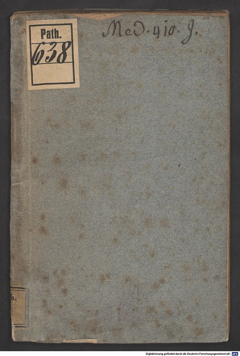 Imsser, Philipp: Pestilenzbüchlein Straßburg 1582 (Path. 638)