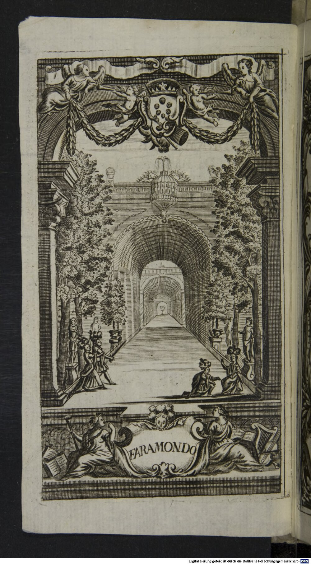 Pollarolo, Carlo Francesco: Faramondo Venetia 1699 (Rom, Deutsches Historisches Institut -- Rar. Libr. Ven. 348/357#349)