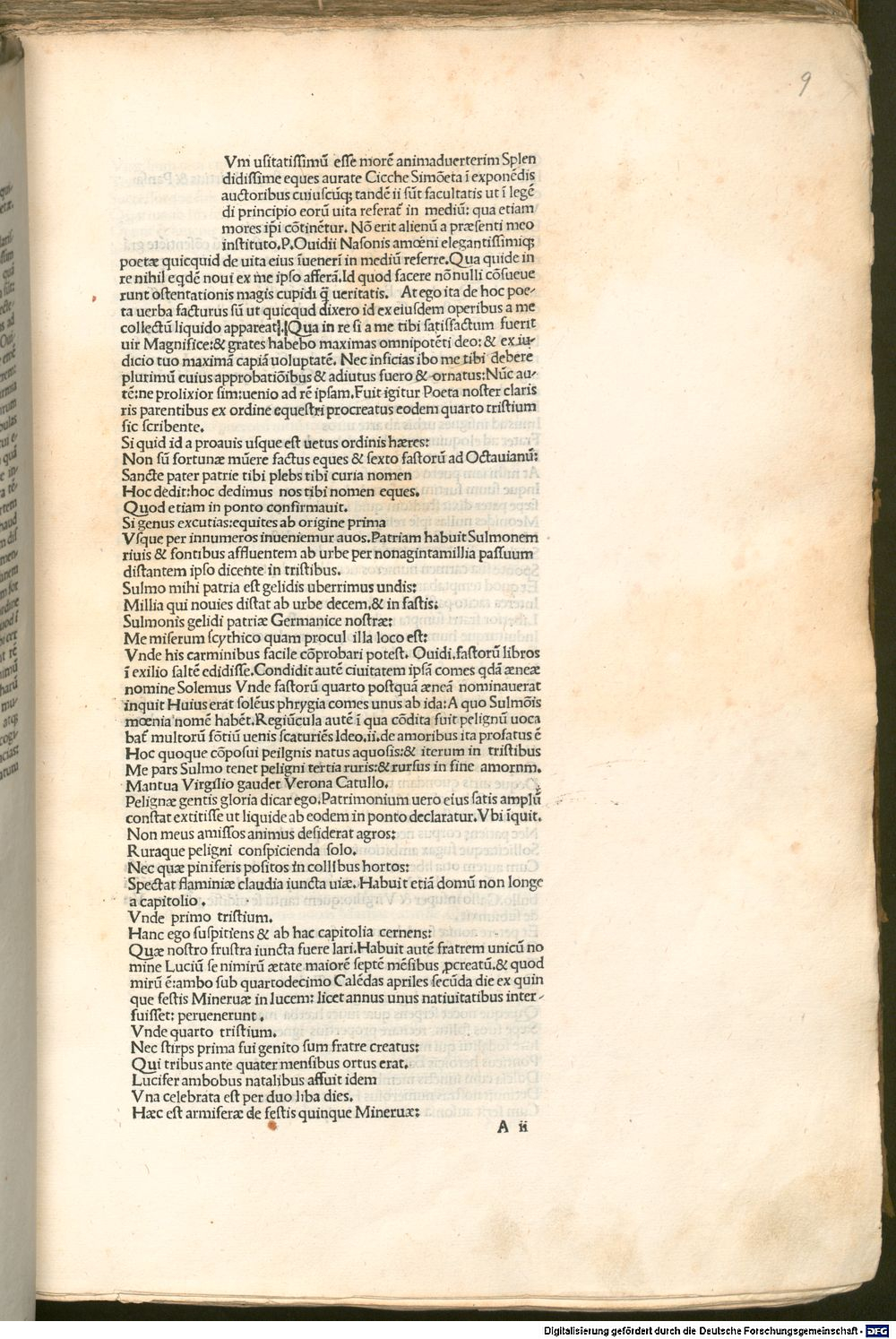 Ovidius Naso, Publius: Metamorphoses [Venedig] (1489.12.31) (2 L.impr.c.n.mss. 35-1/2#1)
