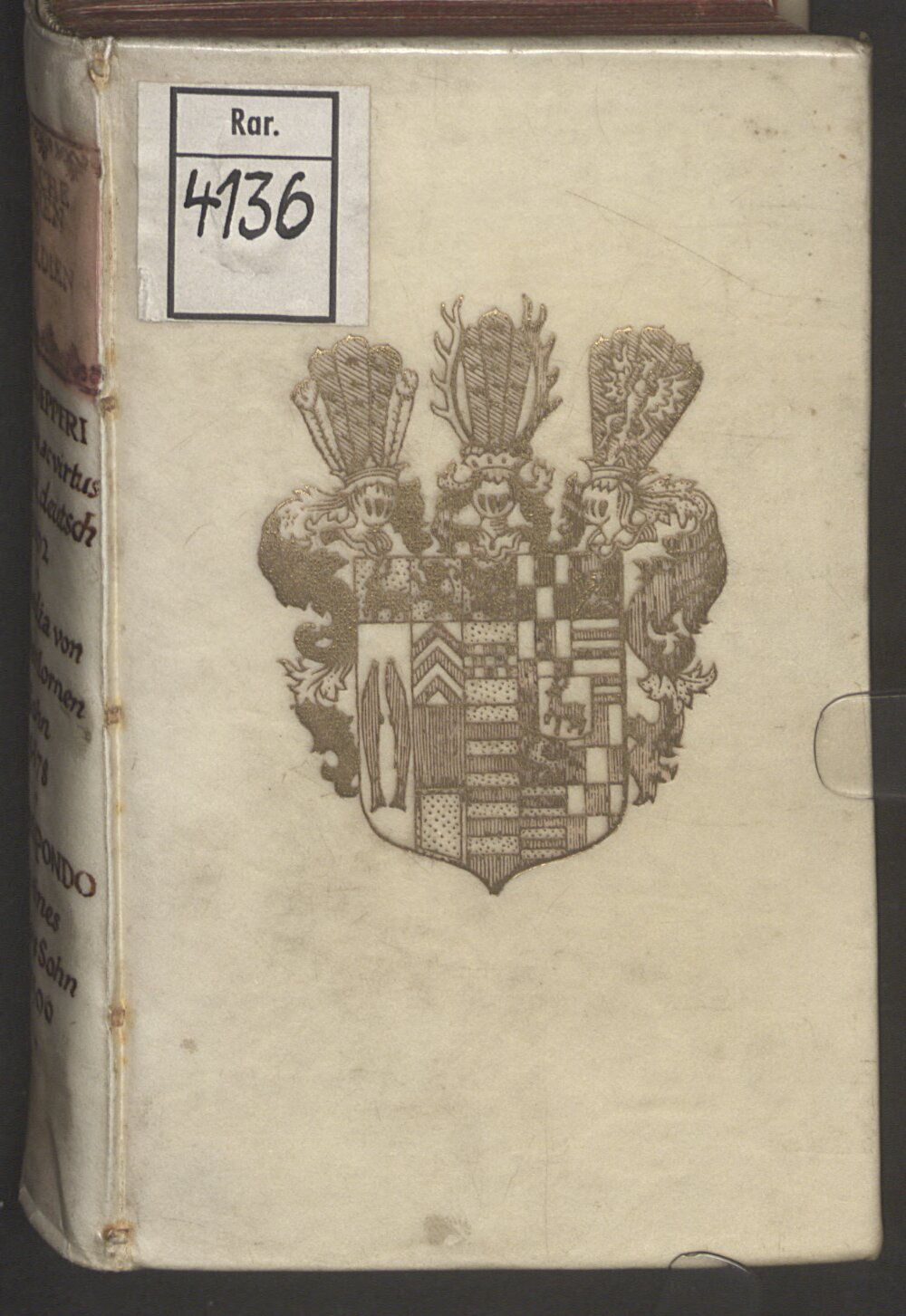 Schöpper, Jacob: Voluptatis ac virtutis pugna Hala Saxonum 1602 (Rar. 4136)