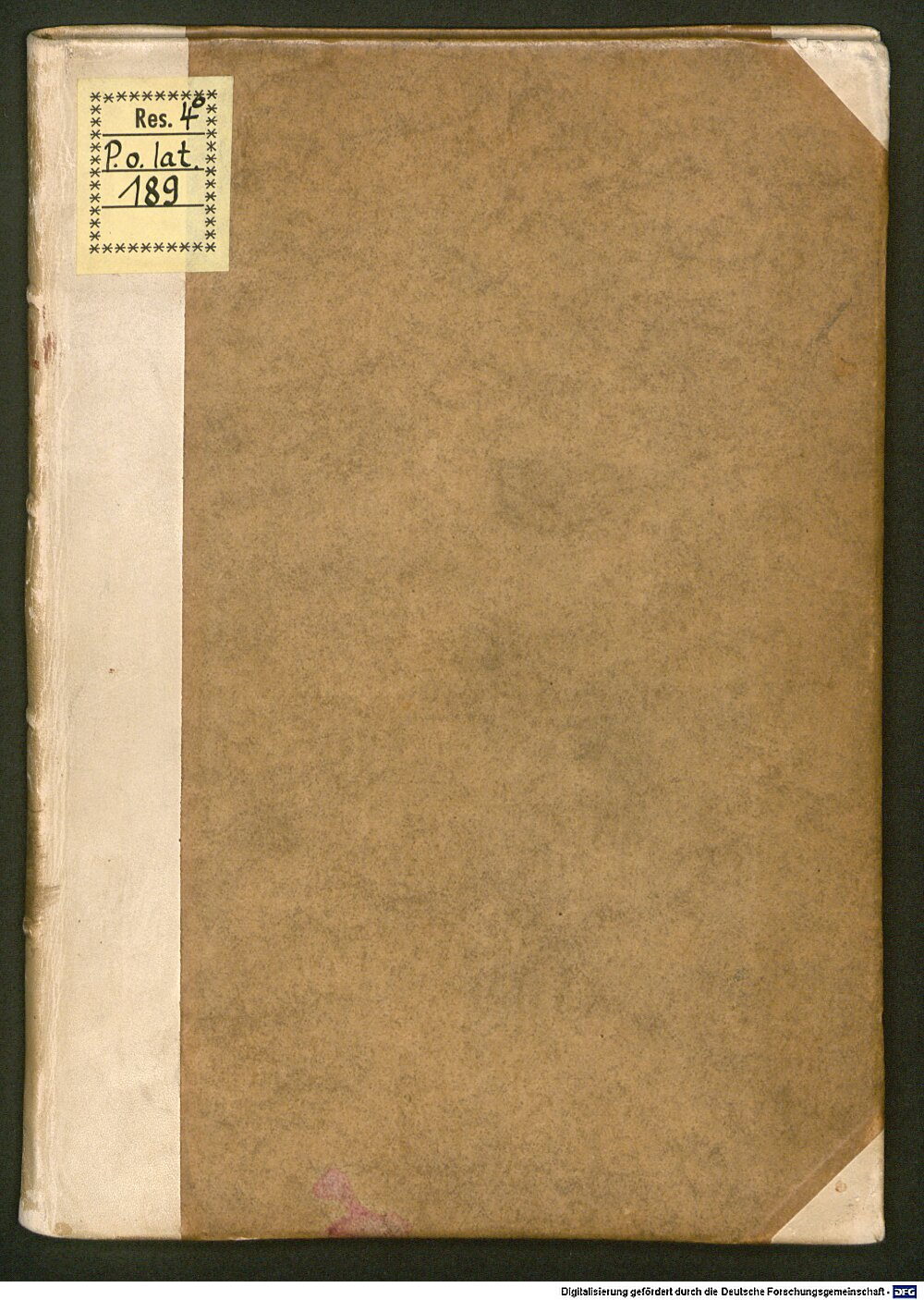 Cleophilus, Franciscus Octavius: De Coetu Poetarum Basilea 1518 (Res/4 P.o.lat. 189)