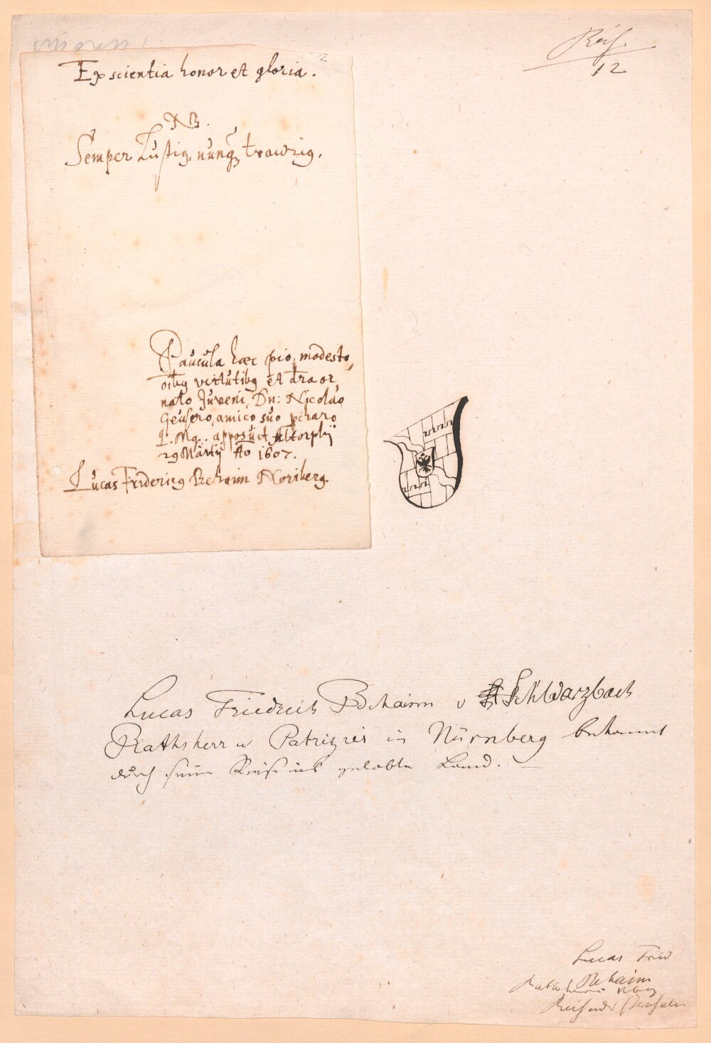Lukas Friedrich Behaim 1587-1648