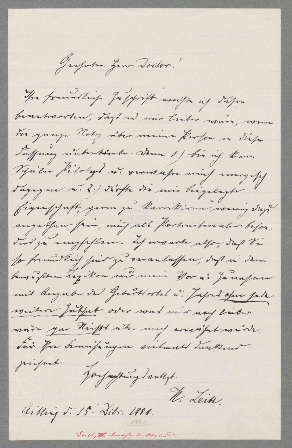 Wilhelm Leibl 1844-1900