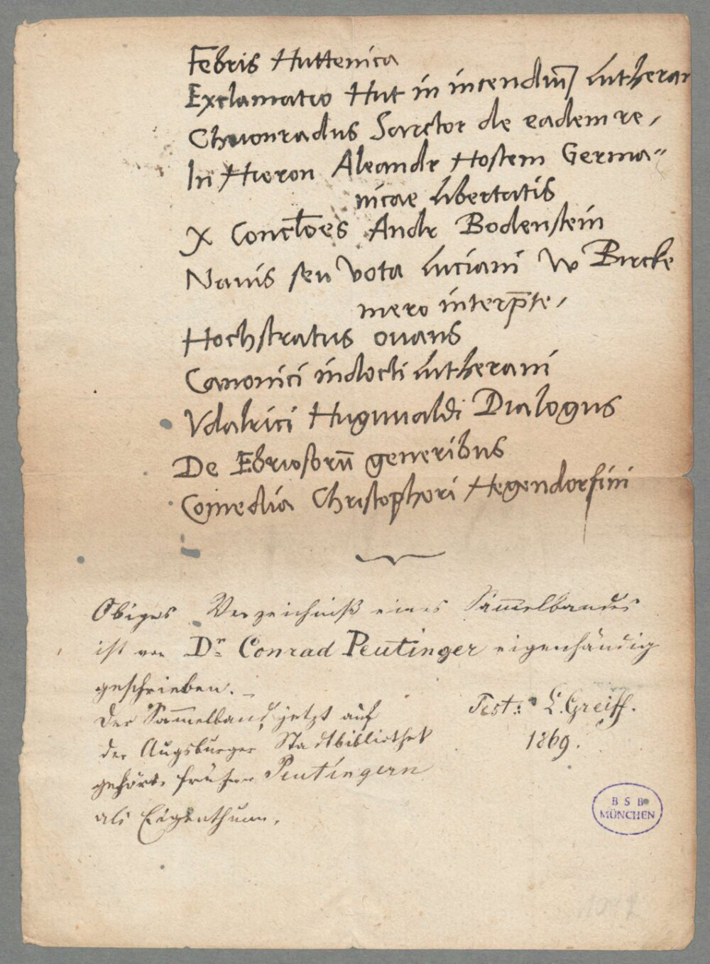 Konrad Peutinger