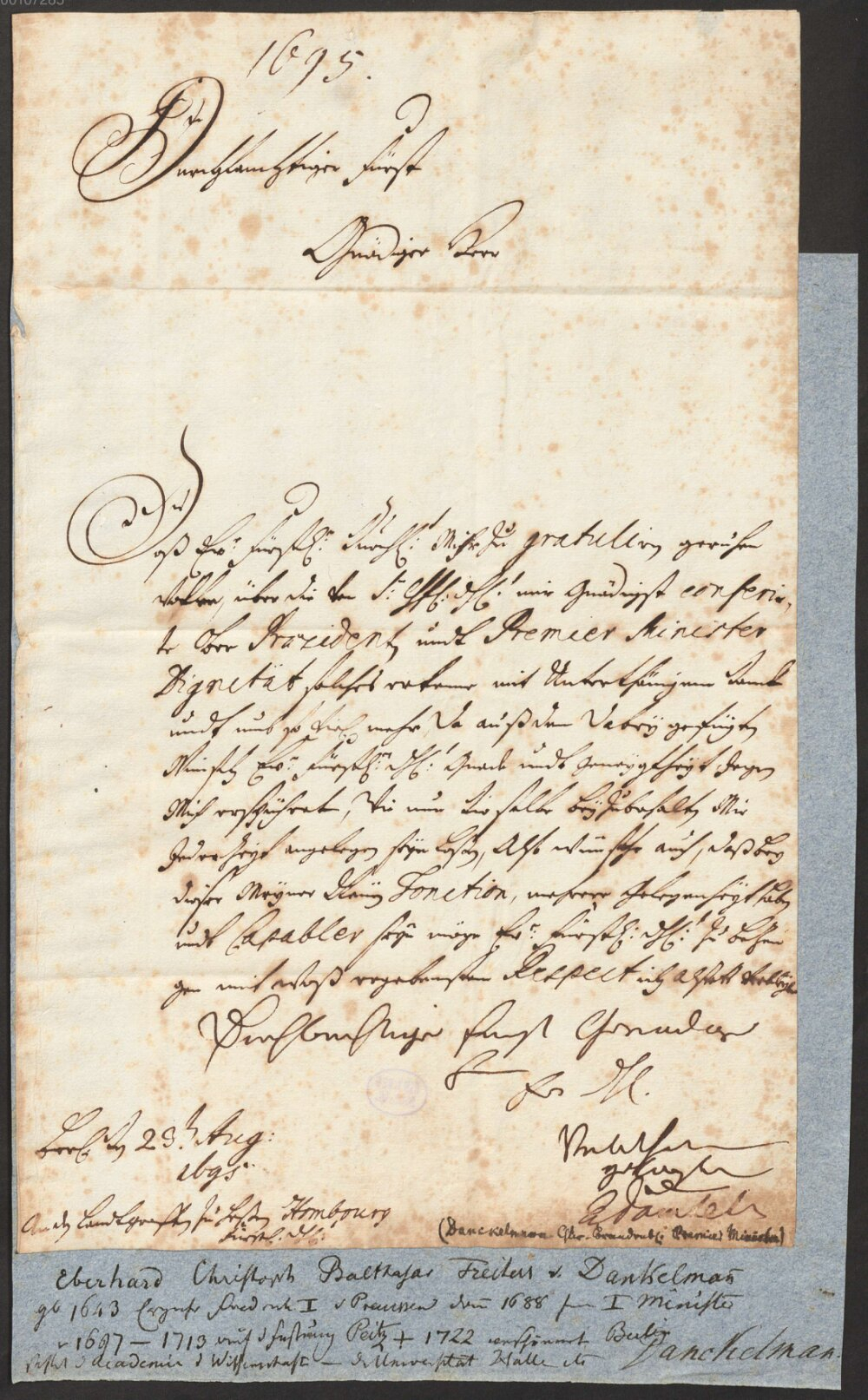 Eberhard von Danckelman 1643-1722