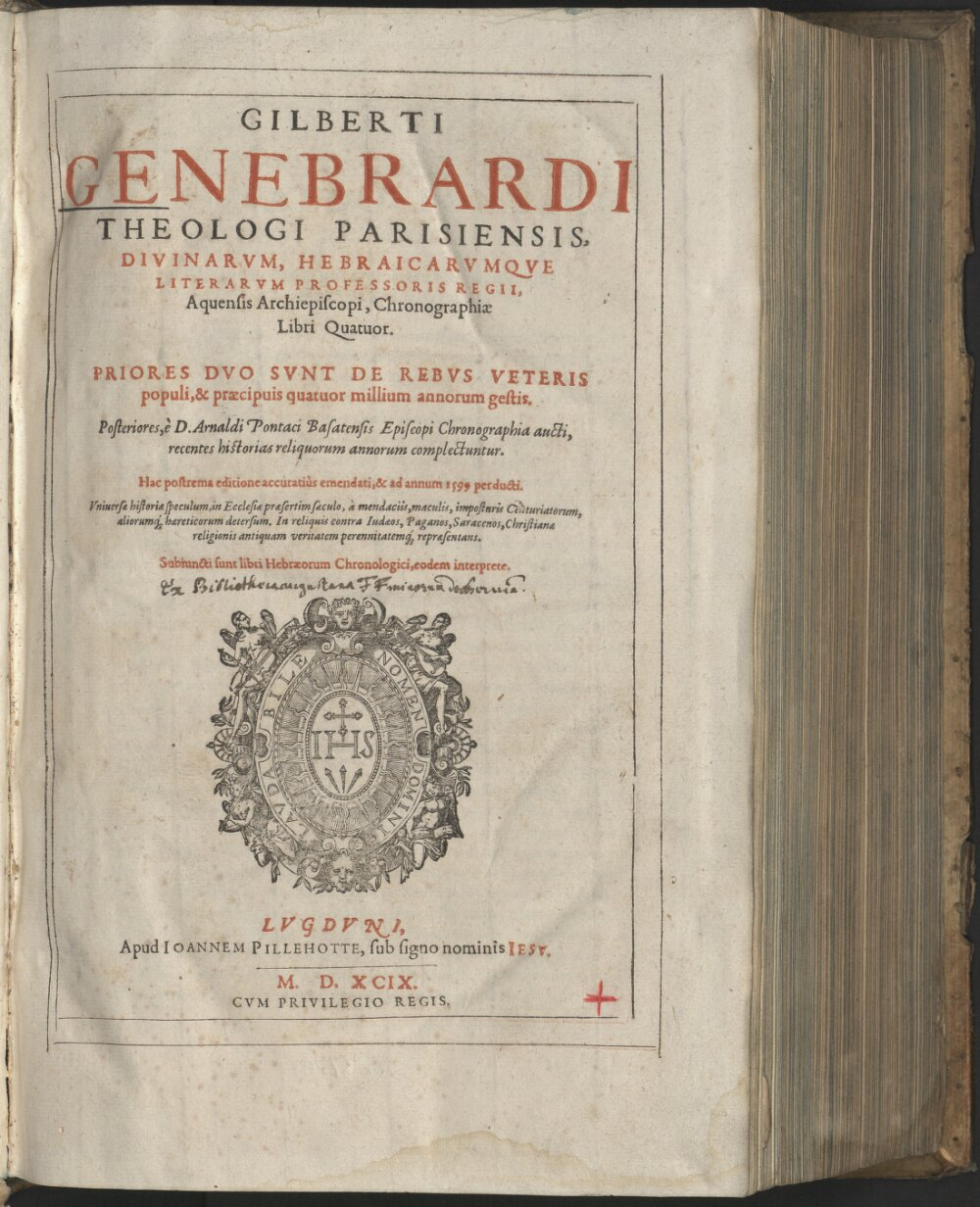 Génébrard, Gilbert: Chronographia Lugdunum 1599 (2 Chron. 26 c)