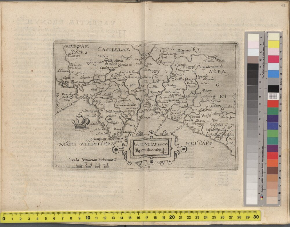 : Valentiae Regnum Köln 1595 (4 Mapp. 54 v-19)
