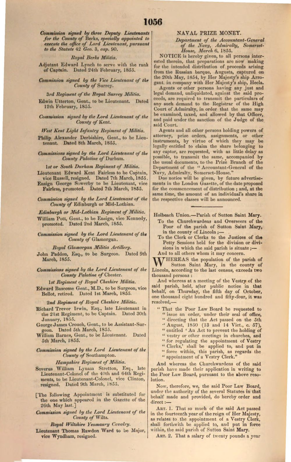 Theœ London gazette (1855) - Bayerische Staatsbibliothek