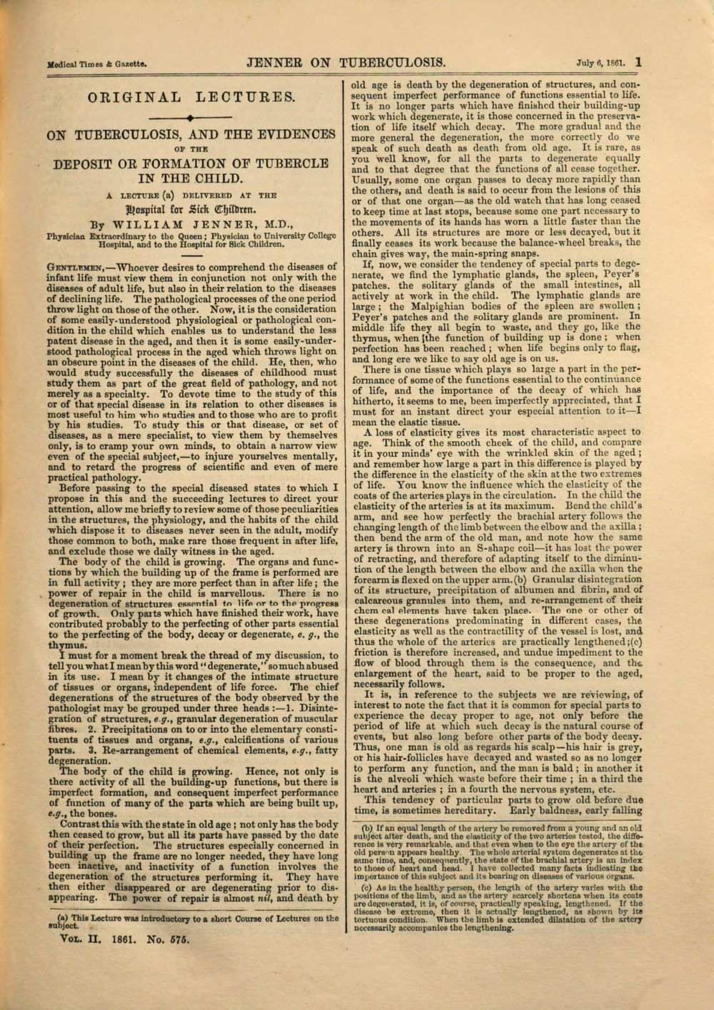 Theœ Medical times and gazette (1861) - Bavarian State library