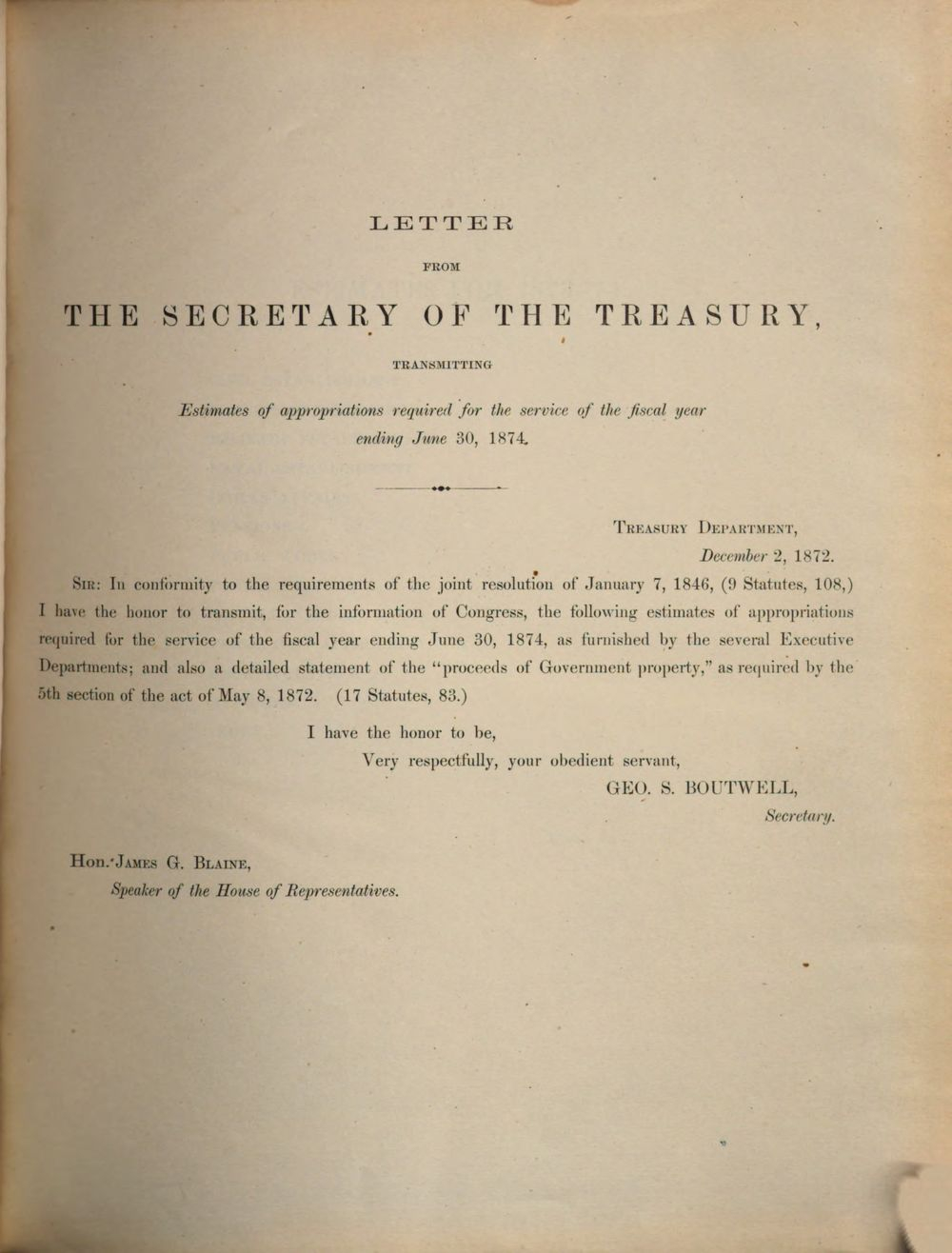 House documents (1873) - Bayerische Staatsbibliothek